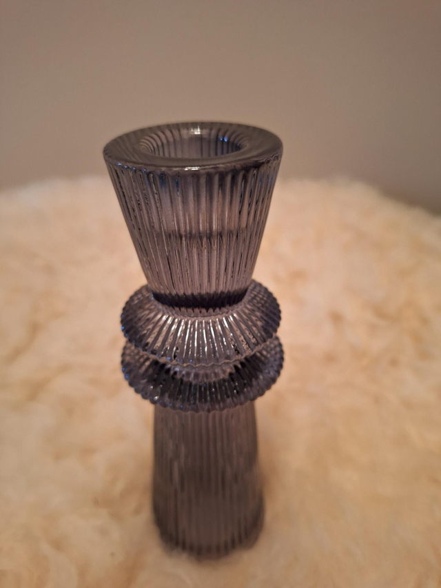 Glazen kaarsenstandaard