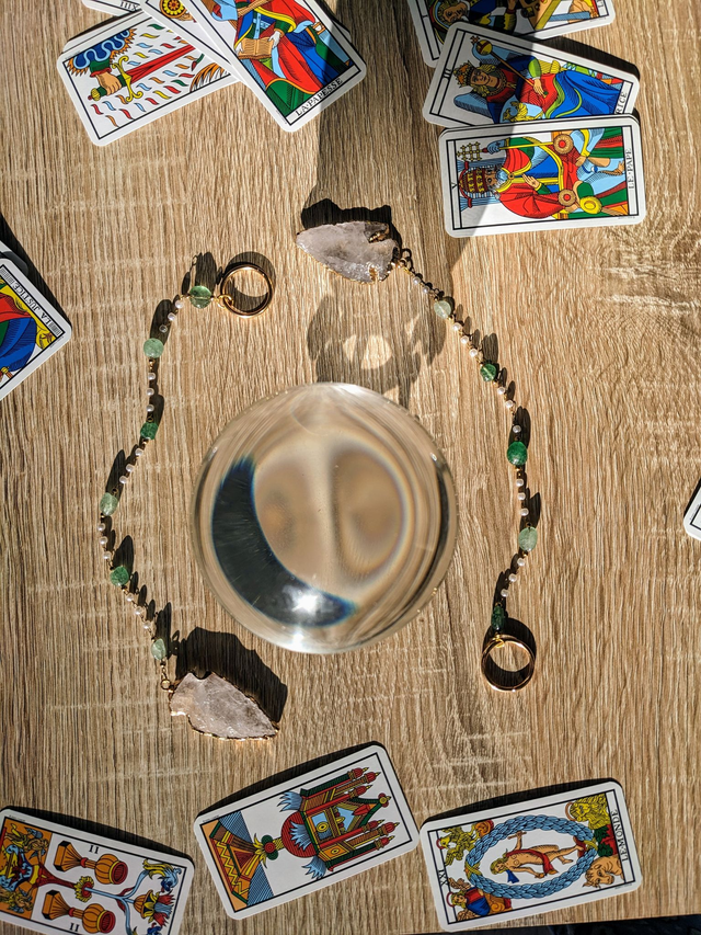 Pendule Divinatoire Quarz Vert