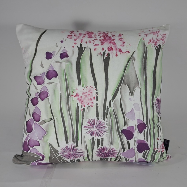 Cream garden cotton cushion