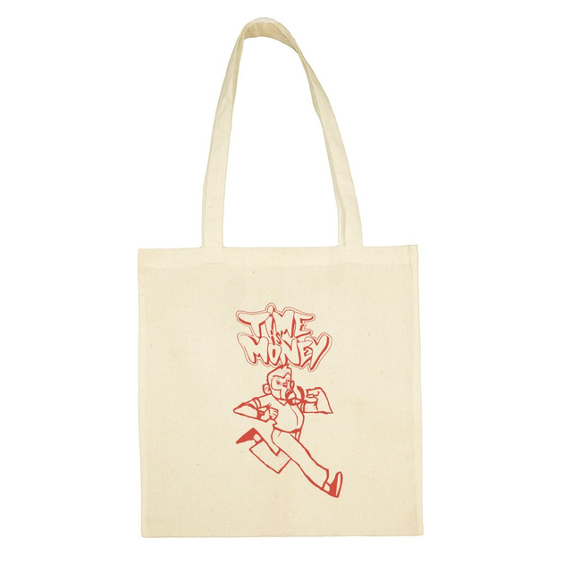 TIME IS MONEY TOTE BAG 
