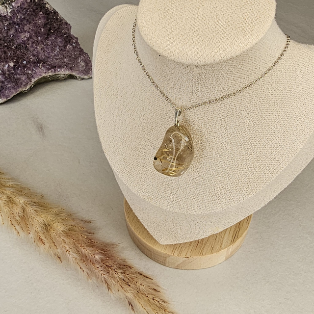 Quartz Rutile - Collier