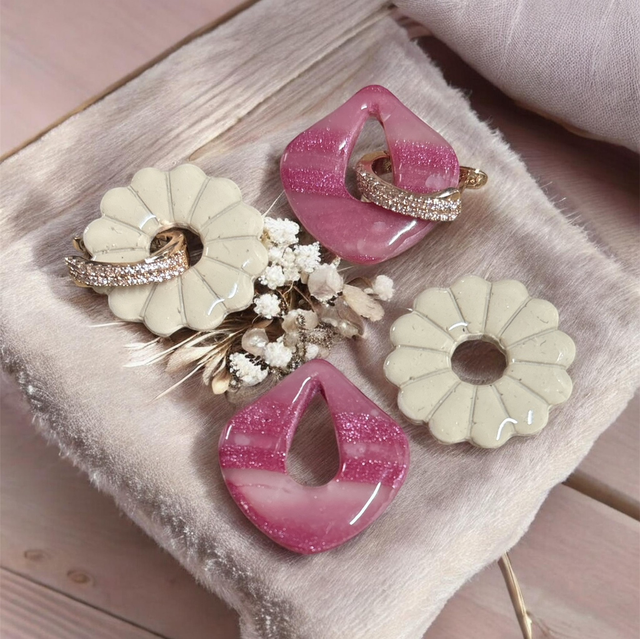 Lot Pampilles Interchangeables  &amp; Créoles Acier Inoxydable