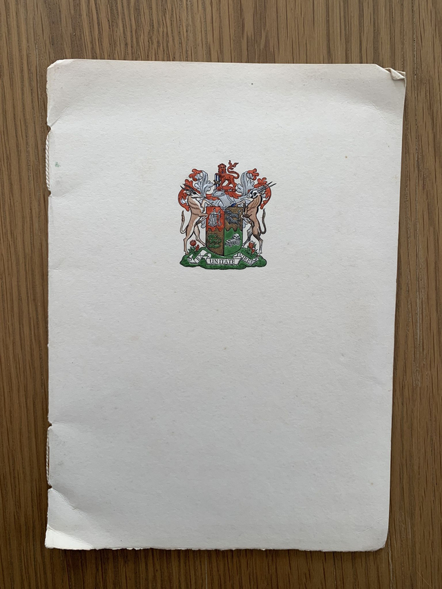 South Africa House opened by His Majesty the King 1933 Official Programme