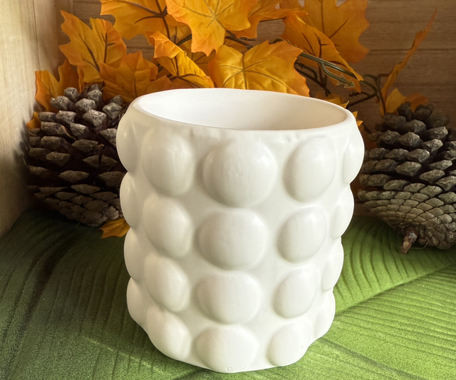 Brûle parfum ronds blancs