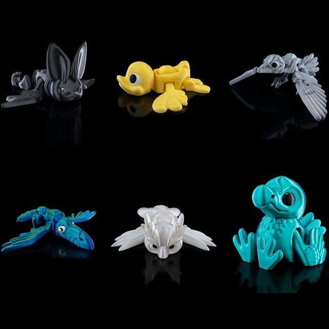 Animaux flexibles : Les petits oiseaux