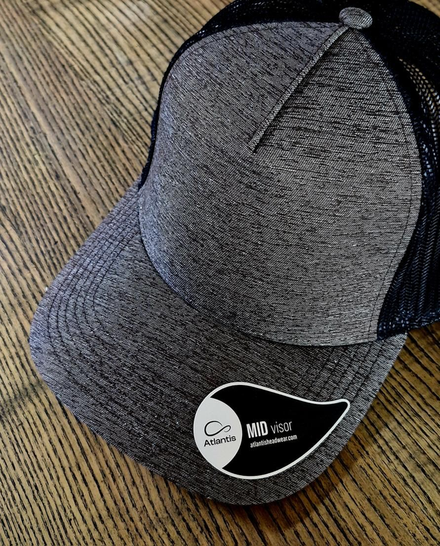 🧢 CASQUETTE ATLANTIS RAPPER TRUCKER MELANGE CUSTOM 3D COMPRIS *