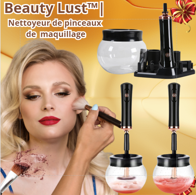 Beauty Lust™ nettoie vos pinceaux en quelques secondes pour un maquillage impeccable et une peau protégée ✨💄