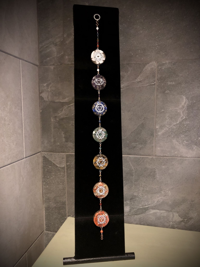 Crystal Energy Chakra Wall Hanging