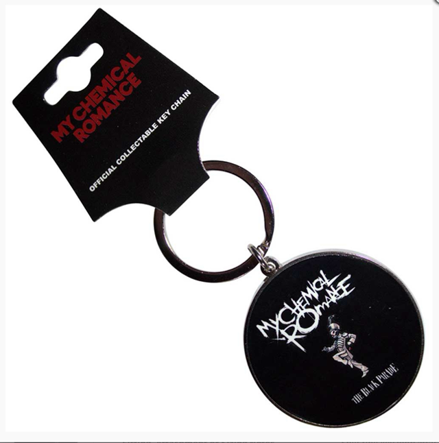 MY CHEMICAL ROMANCE KEYCHAIN: THE BLACK PARADE EMBLEM