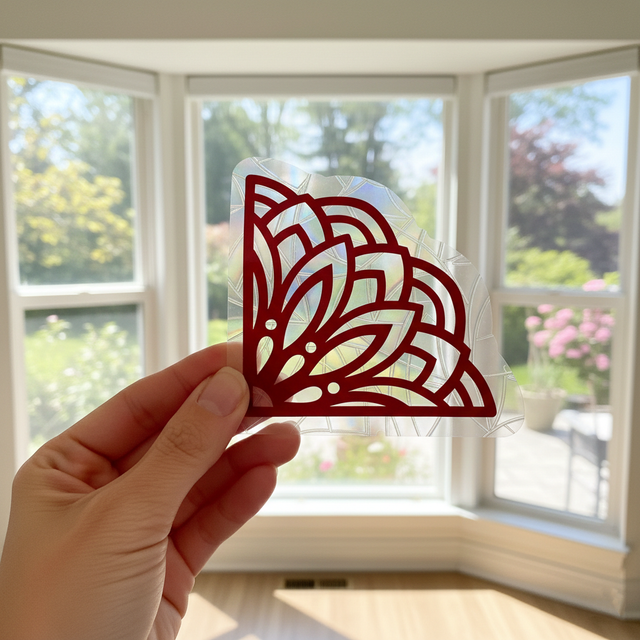 Attrape soleil sticker de fenêtre Mandala