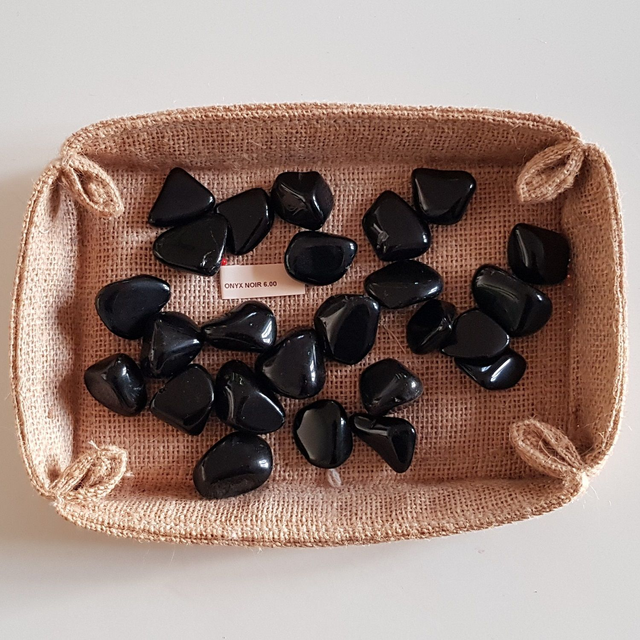 Onyx Noire / pierre semi-précieuse
