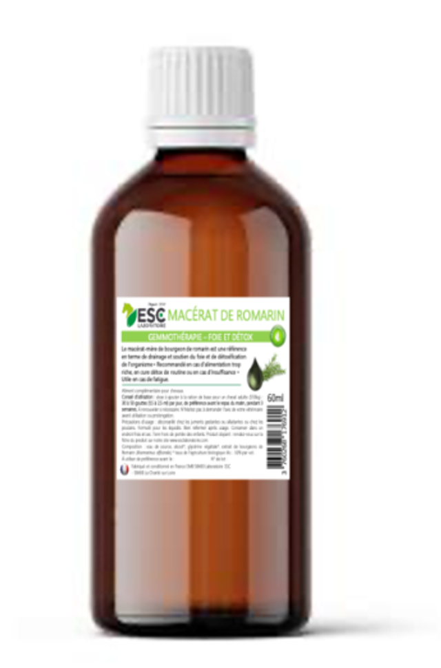 MACERAT DE BOURGEON DE ROMARIN – Gemmothérapie cheval – Protection du foie et détox