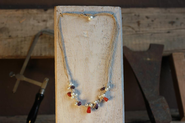 Collana Trastevere con pietre