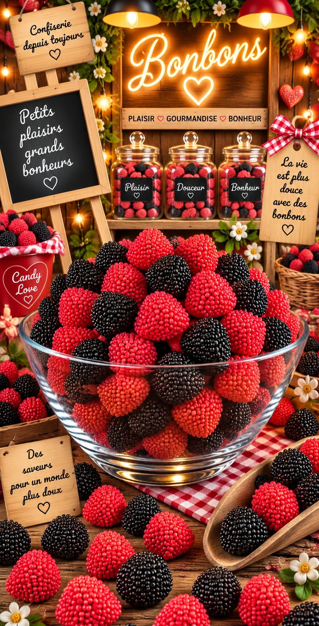 mûre rouge et noir 100g