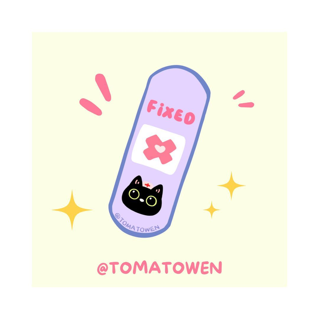 Sticker: I'll fix you band-aid