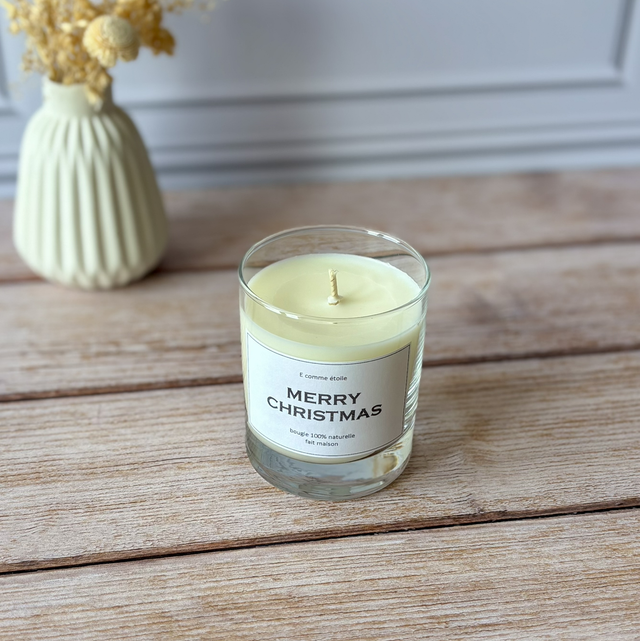 Bougie Merry Christmas 