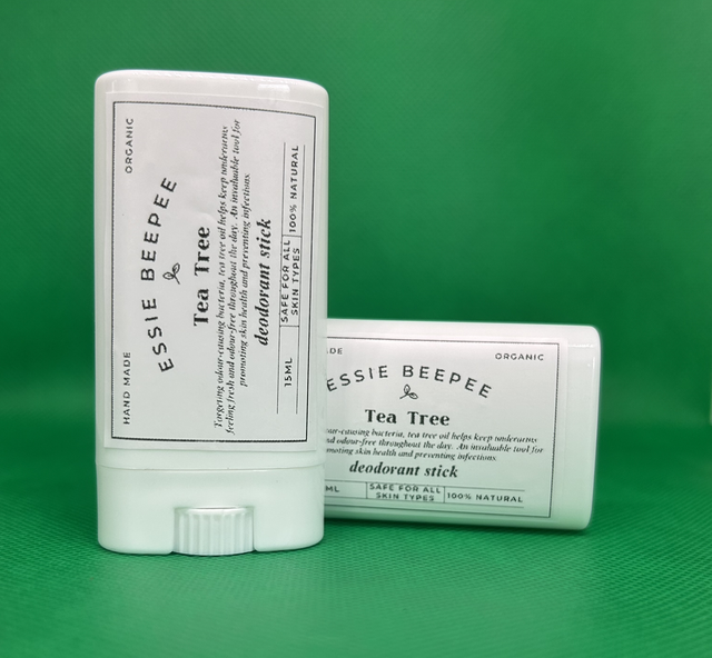 Tea Tree Homemade Natural Deodorant Stick - 15ml