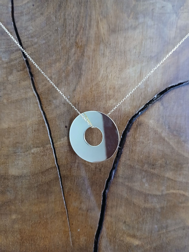 Médaille cible doré a l&#039;or fin