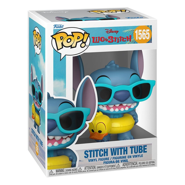 Funko - Lilo & Stitch - Stitch with tube 9 cm POP!