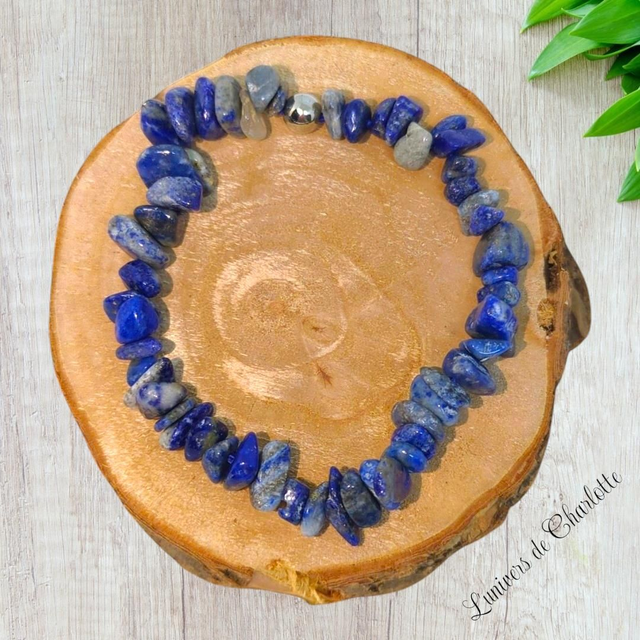 Bracelet "Lapis lazuli" - Baroque - BR-402