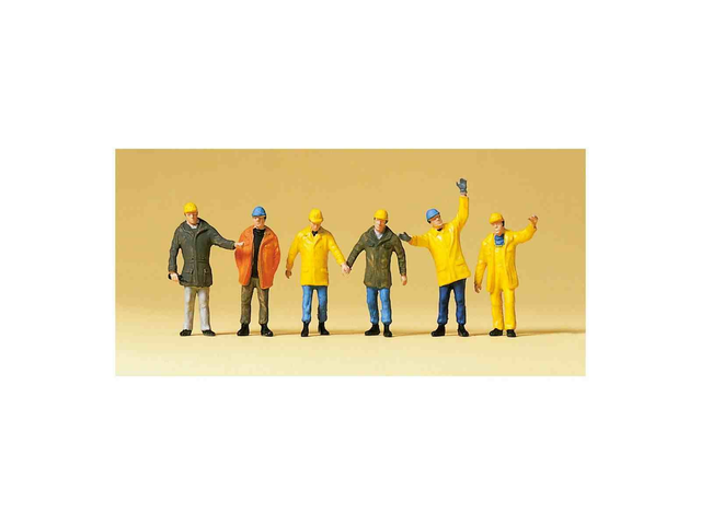 ouvriers vêtements de protection preiser 10423 H0