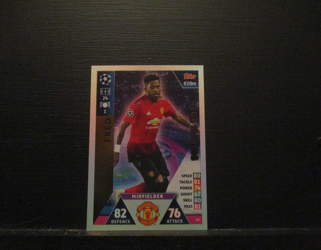 FRED - UEFA Champions League Match Attax 2018/19 Original Trading Card #427