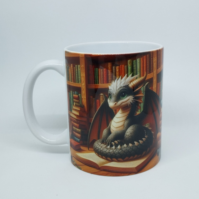Dragon à la bibliothèque