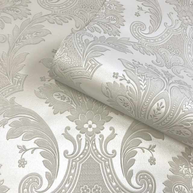Amara Damask Cream - Belgravia - 7369
