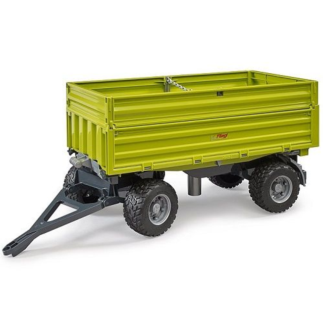 Bruder 02203 remorque tri benne vert 