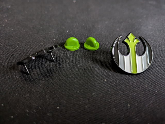 Star Wars Rebel Alliance Inspired Agender Pride Soft Enamel Pin Badge