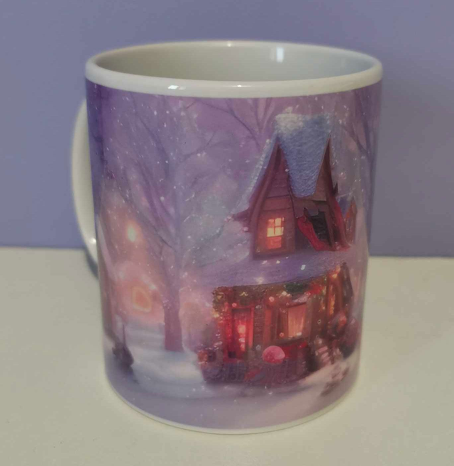 Mug &quot;village de noël&quot;
