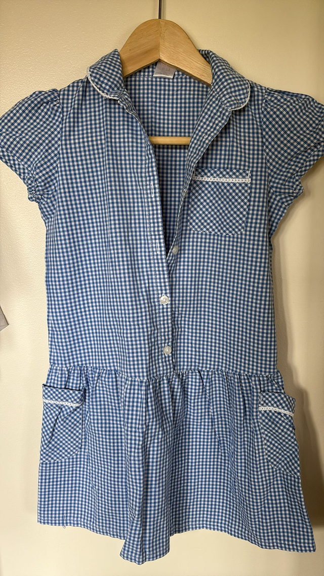 Summer Dresses Blue Age 6-7 (D21)