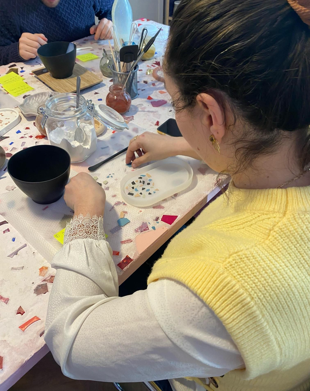 Atelier Jesmonite VEN.16 Mai• 18H-20H 