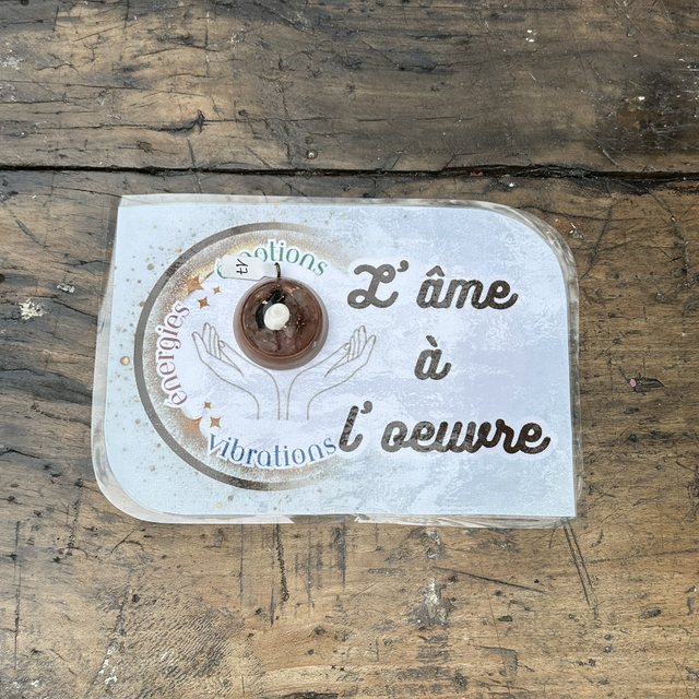 Orgon’it n*17 (taille moyenne) quartz rose 639 Hz