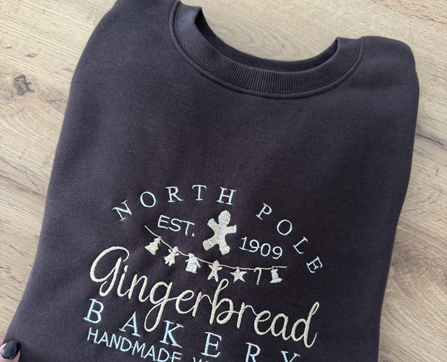 Sweat marron Gingerbread 🎄 Taille L