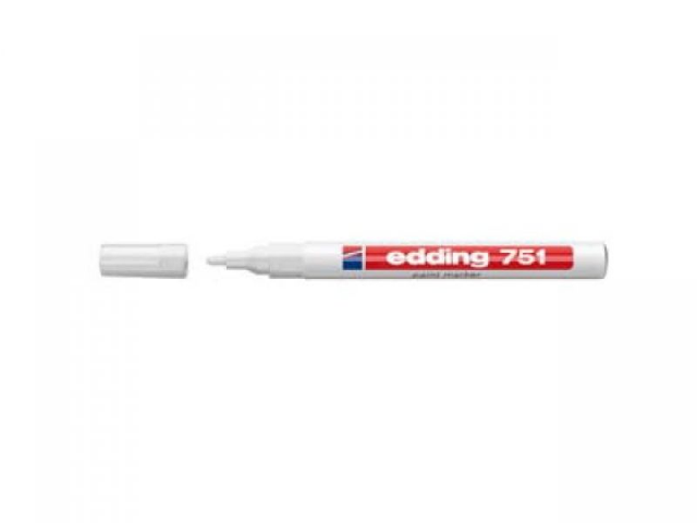 Spezialstift: Lackmarker Edding 751 weiss