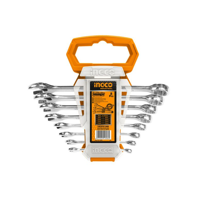 Set chiavi combinate fissa e stella 8 pz dalla 6-19