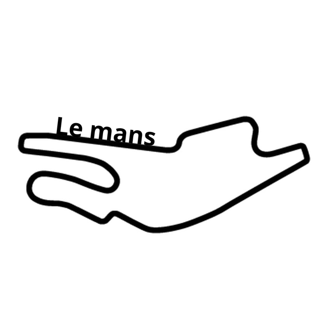 Décoration murale circuit Le Mans 