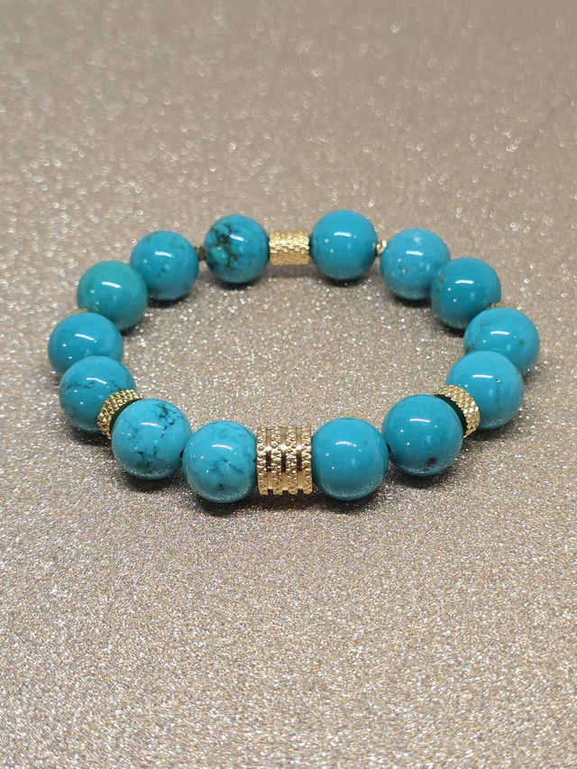 Bracelet Turquoise de Chine XL en 1,2 cm