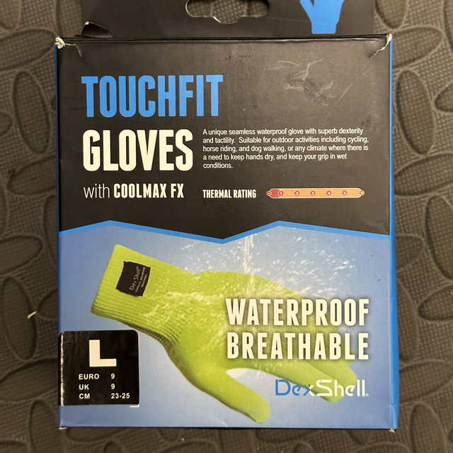 DexShell touchfit gloves large 