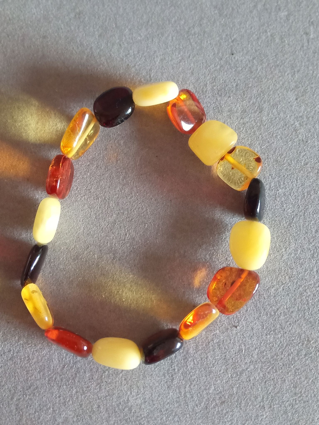 Bracelet ambre véritable