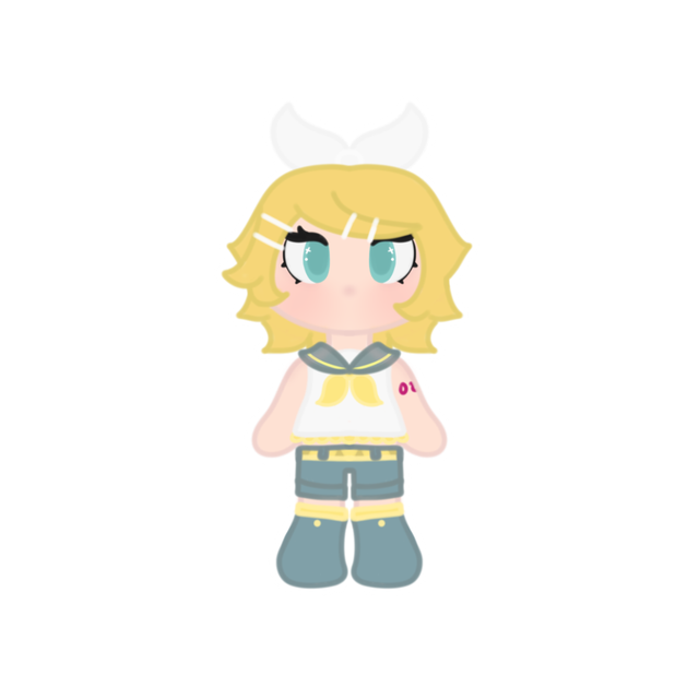 Vocaloid Kagamine Rin Chibi Sticker