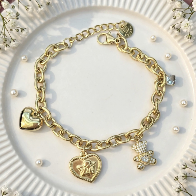 Bracciale Angel Teddy Gold