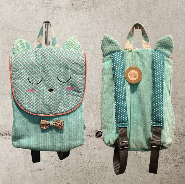 Sac à dos maternelles version chat
