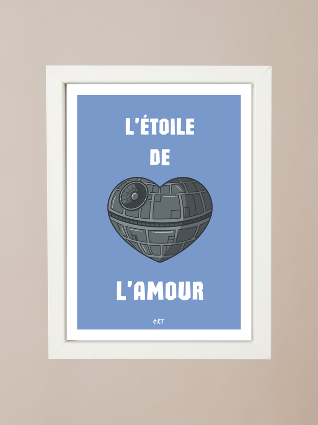 Print Étoile Amour