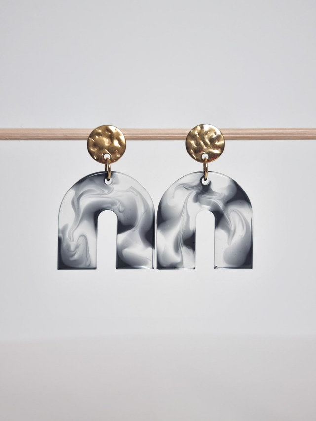 Arc : Transp marbré noir 2