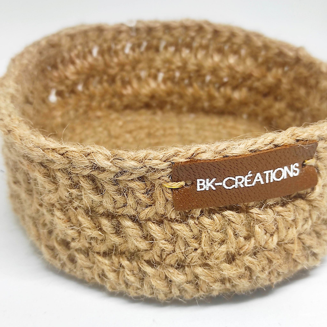 Petit vide poche minimaliste - jute