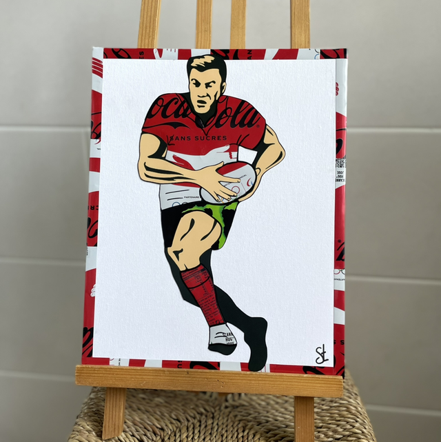 Tableau rugbyman 