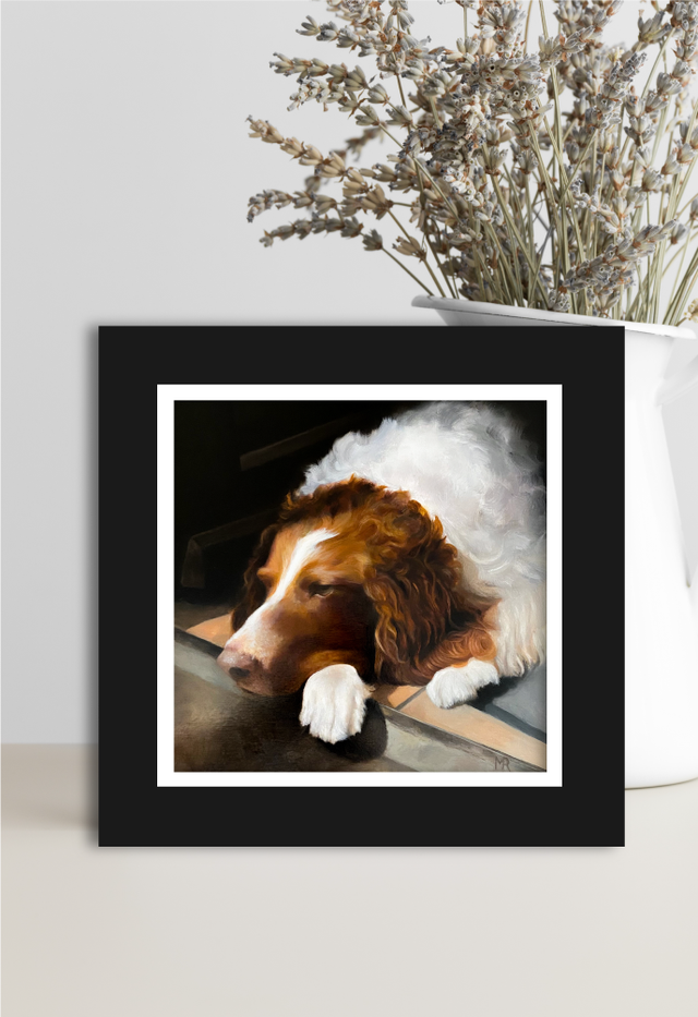 Le Gardien Giclée Print Mounted  