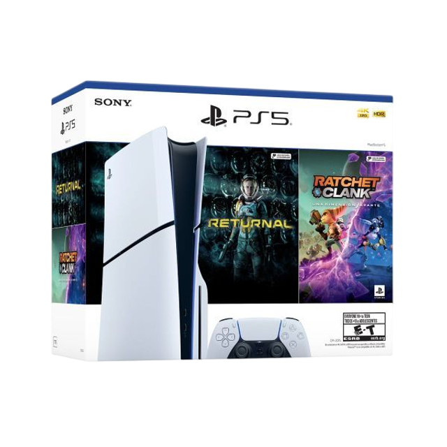 Consola PS5 Slim + 2 Juegos Edición Disco
